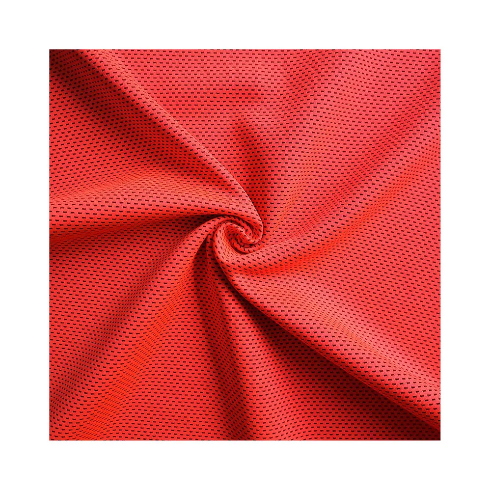 gold supplier polyester spandex blended knitted heather fabric for tracksuit RTS PS1Y61