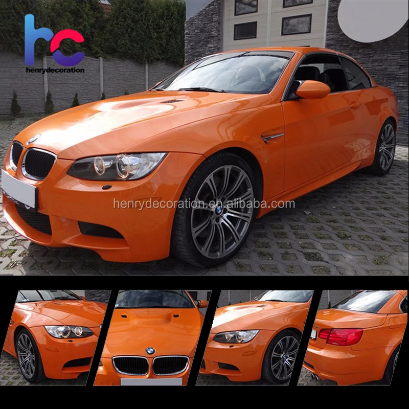 China Factory Glossy PVC Silver Color Glossy Pearl Chrome Metallic Car Vinyl Wraps With Air Free