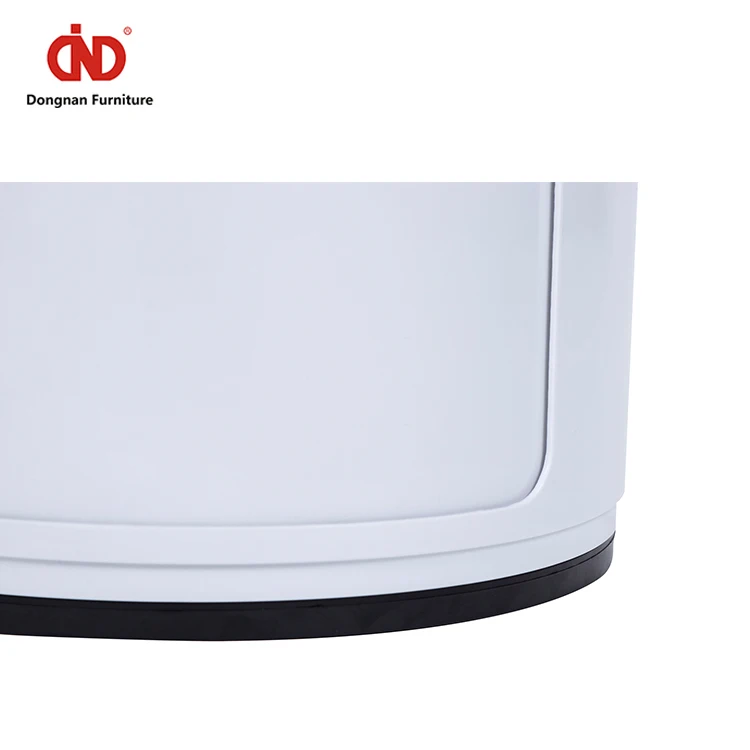 
White High Gloss Plastic Waterproof Fancy Design Photo File Pvc Bathroom Cabinet 