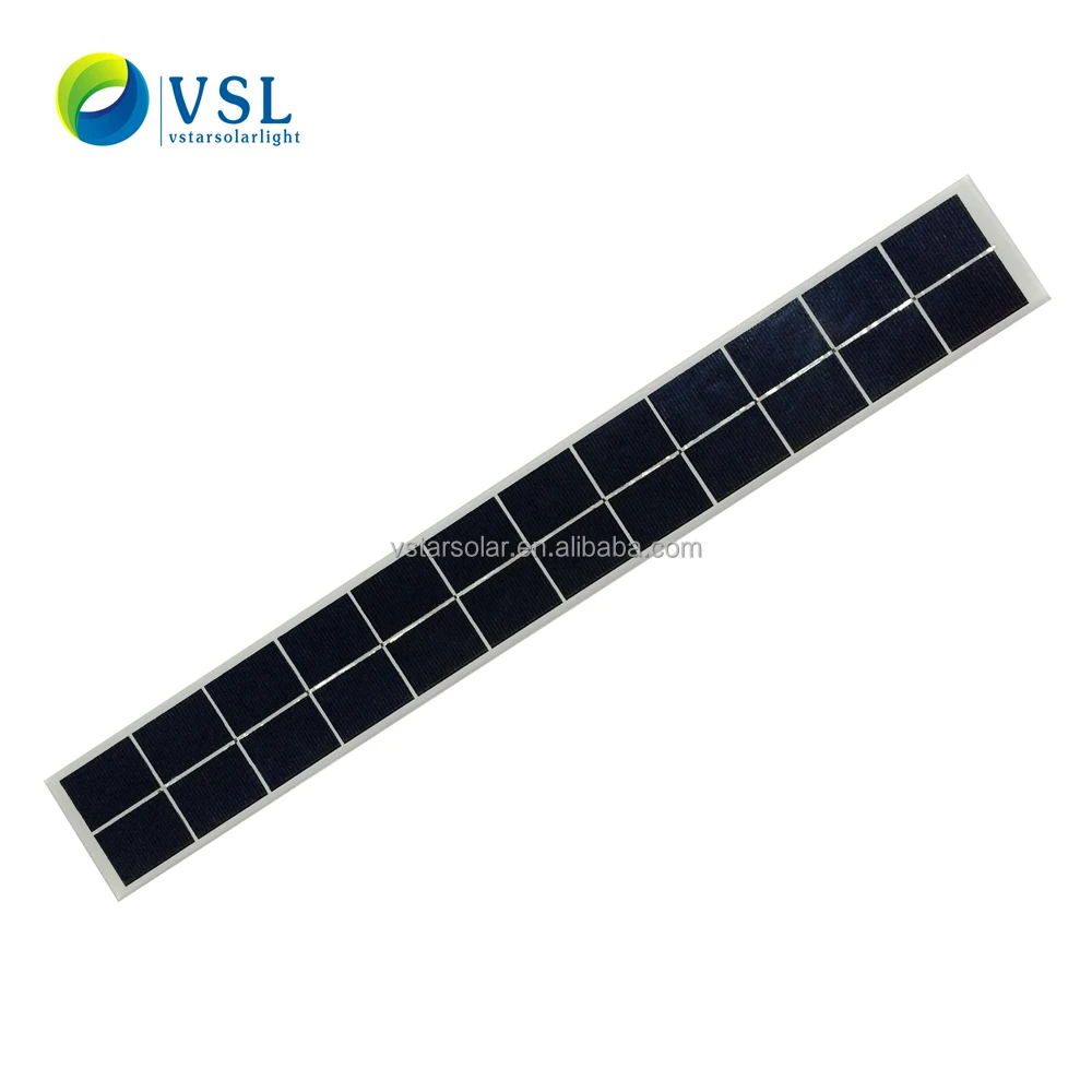 900*85*4.6mm 8W 6V Polycrystalline slim shape  solar module for integrated street light windowlight