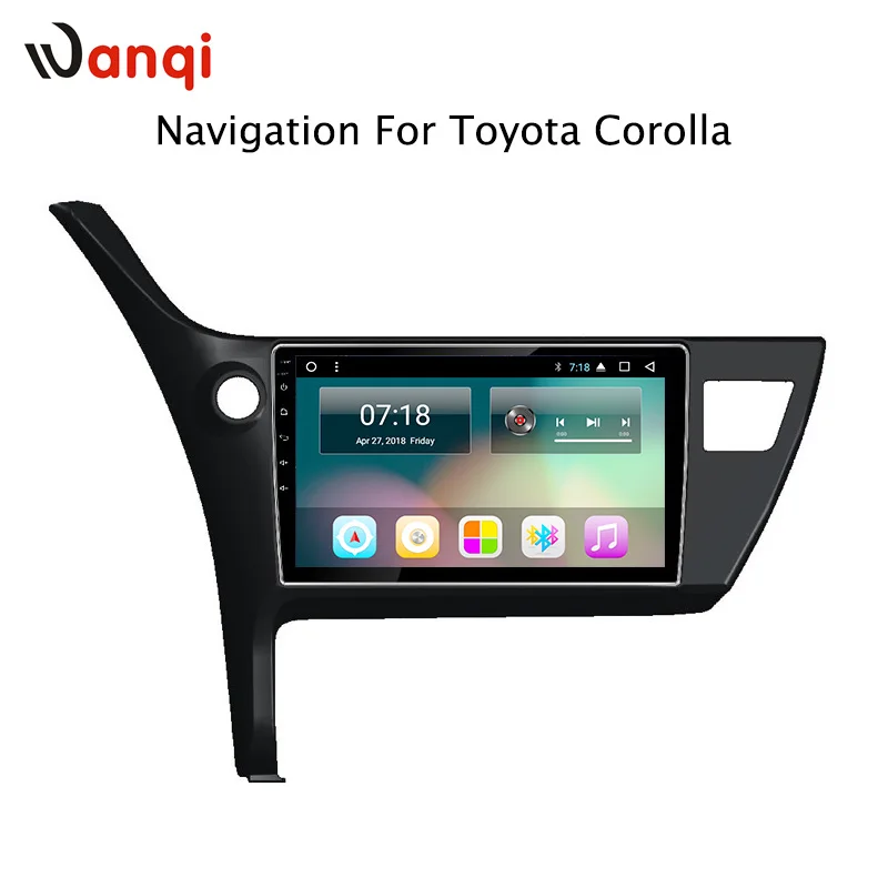 10 дюймовый Android 8.1 8 ядра автомобильная магнитола для Toyota corolla 2017-2018 gps навигационная система