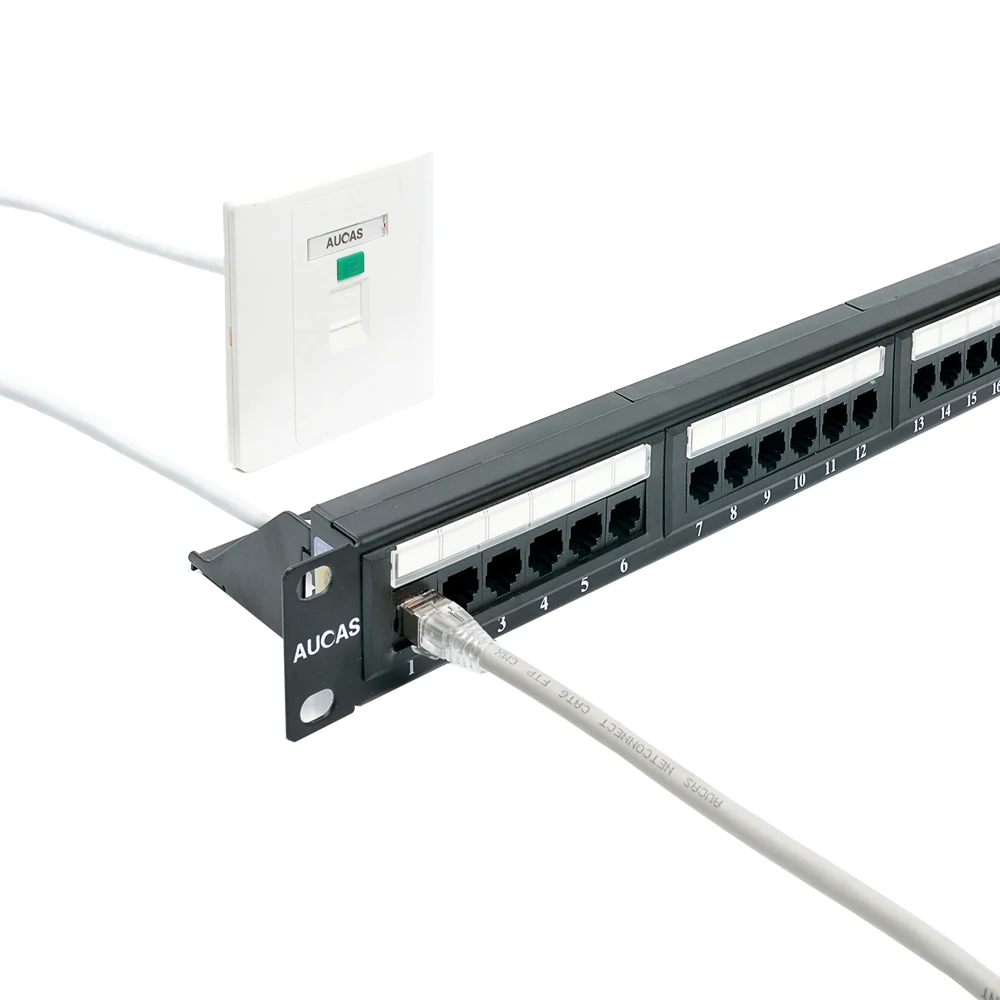  Подходит для 19 дюймов 1U Стандартный серверный шкаф Cat5e сетевой коммутатор с 24 портами утф коммутационная