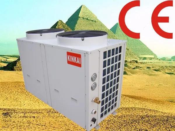 China energy saving 50kw air source heat pumps commercial heating cooling air to water inverter heat pump swimming pool