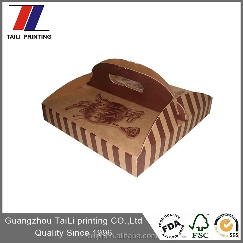  Высокое качество f-флейта картона hot pizza box