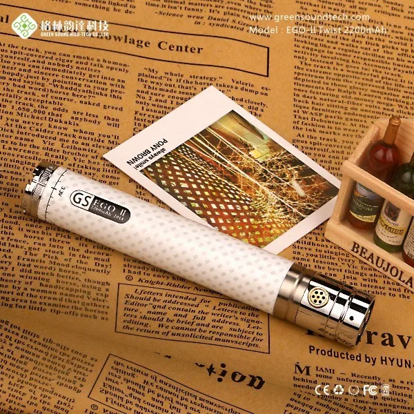 
Hookah Pen 2200mah Wholesale pen ego II twist 2200 mah long lasting one week ego battery 