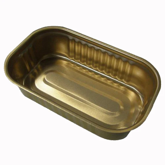 Empty food can rectangular can for sardines