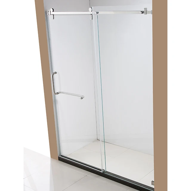 CE Standard 10mm Shower Door Damper Frosted Tempered Glass Bathroom Shower Enclosure