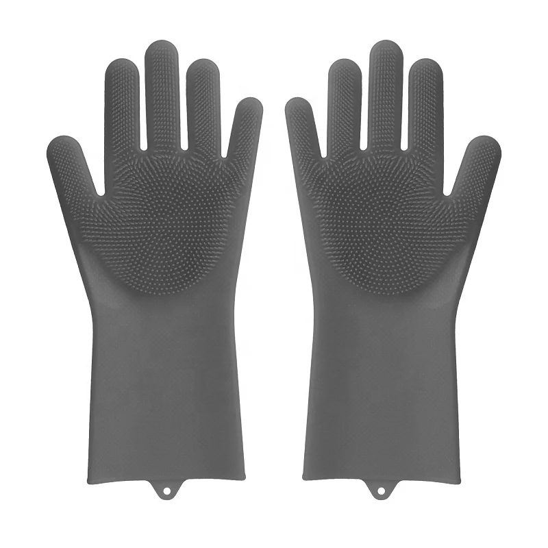 Silicone dish gloves silicone cleaning tool silicone kitchenware cleaner