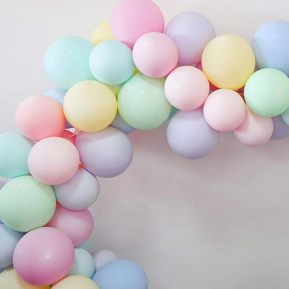 
100pcs Pastel Latex Balloon 10 Inch Assorted Macaron Candy Color Party Balloons Kids Birthday Wedding Baby Shower Party Supplies 