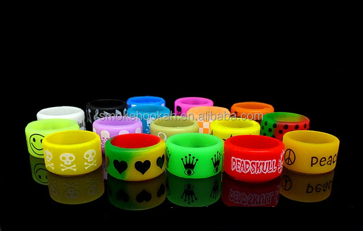 Colorful vape band,vape ring for 22mm tank