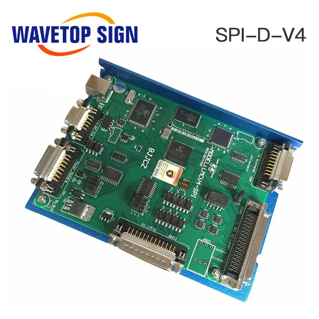 WaveTopSign JCZ Laser Control Card SPI-B-V4 or SPI-D-V4 + Software EZCAD V2 for SPI Laser Module G3/G4 Laser