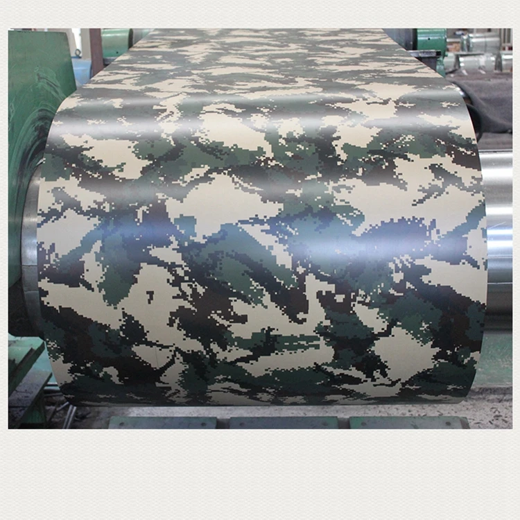 army camouflage pattern ppgi ppgl for house roofing sheet