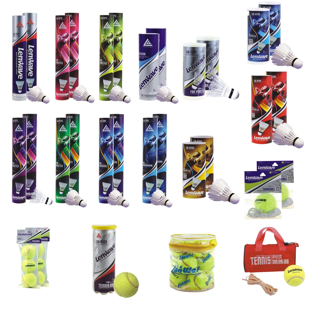 High quality Lenwave brand outdoor cheap badminton shuttlecock