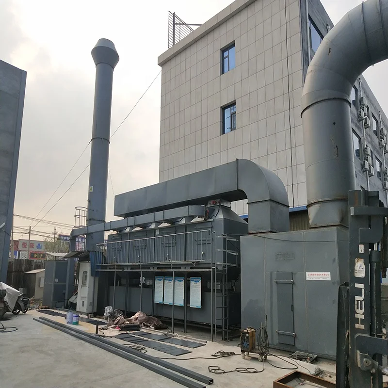 Exhaust treatment equipment Catalytic combustion equipment