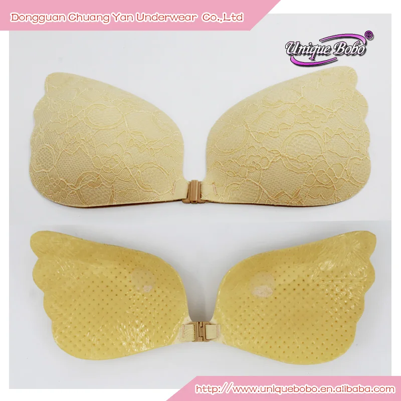 Сексуальная Глубоким Декольте V Тип Без Бретелек Ткань Невидимый Бюстгальтер