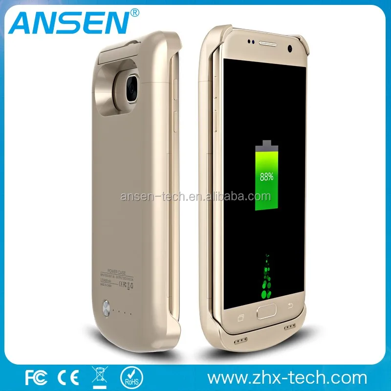 Portable Power Bank Charger Case Cell Phone Charger for Samsung Galaxy S7 Made in Shenzhen