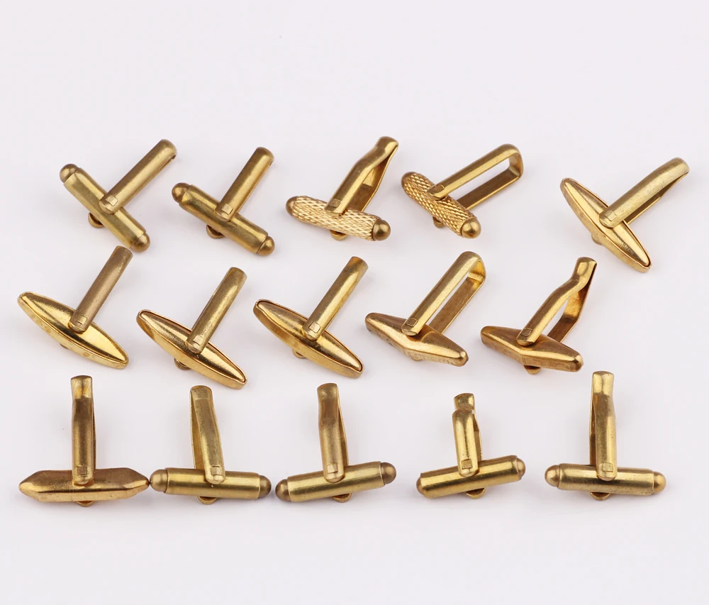 fabrication nice for custom mens silver manufacturer custom logo olivary semi finished product button cufflink for male