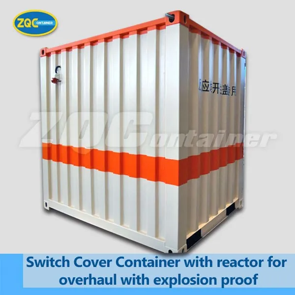 Switch Cover Container with reactor for overhaul with explosion proof