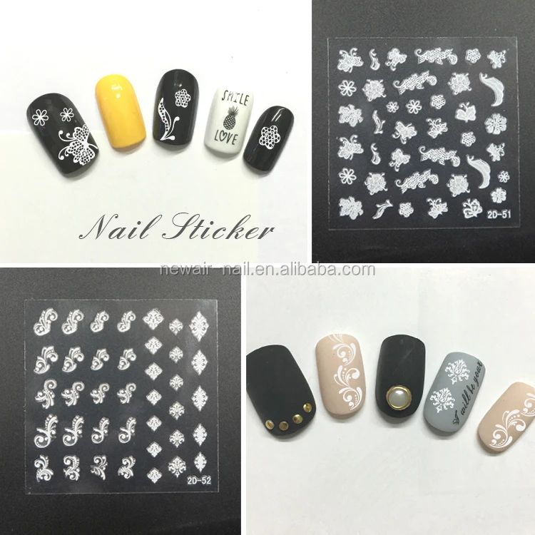 
wholesale nail supplies custom designs heart nail art designs sticker 