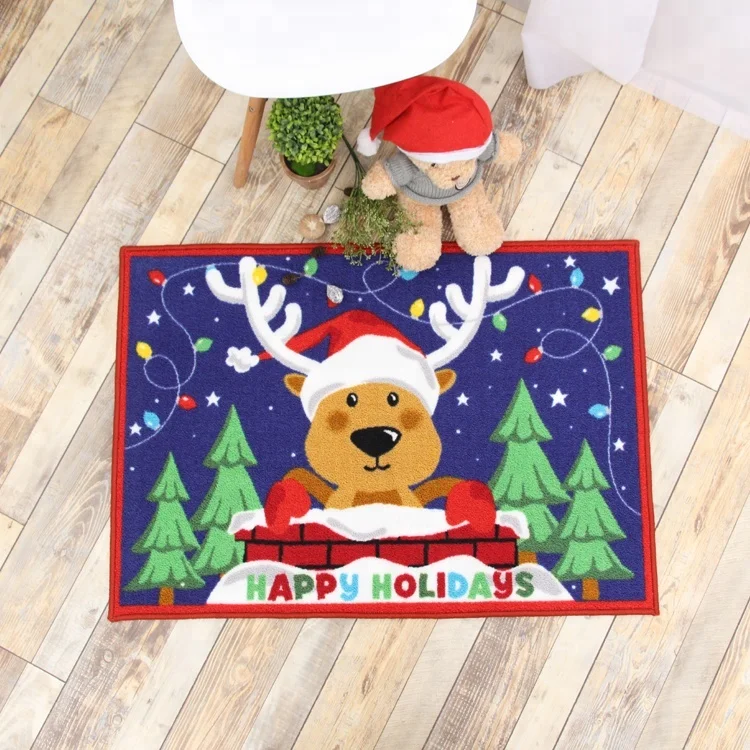Decorative Christmas Mat Colorful Christmas Floor Mat Christmas Doormat