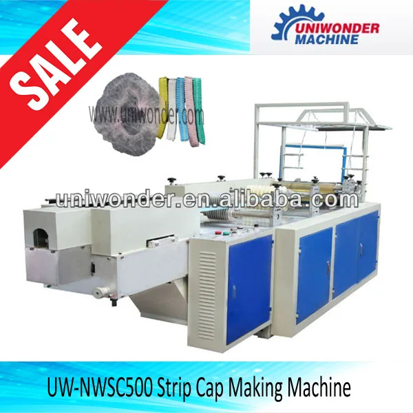 
disposable bouffant non woven cap making machine 