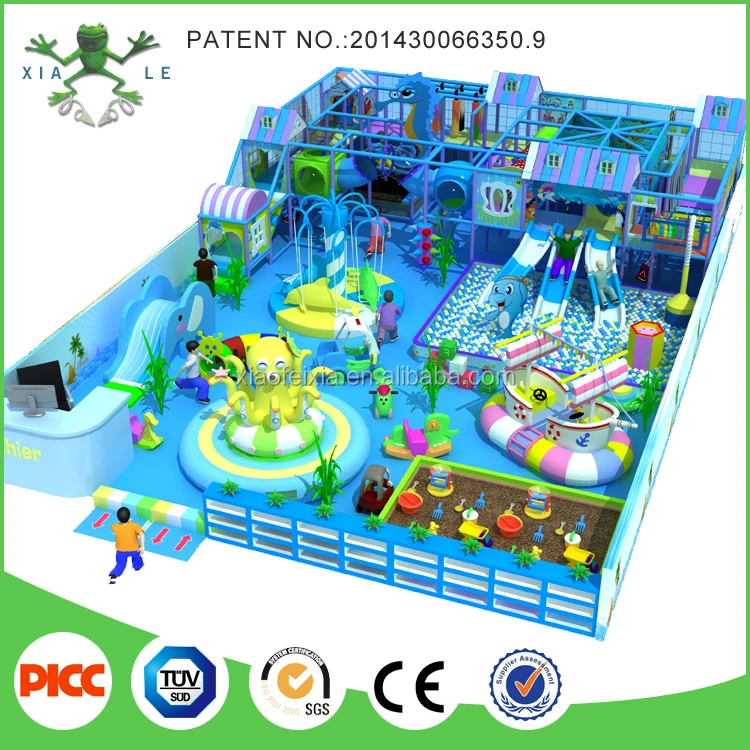 Most Creative Commercial Big Slides Children Indoor Playground For Sale