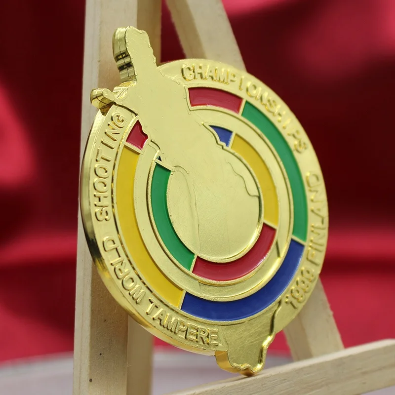 Custom Gold Metal Award Medals for Shooting World Cup