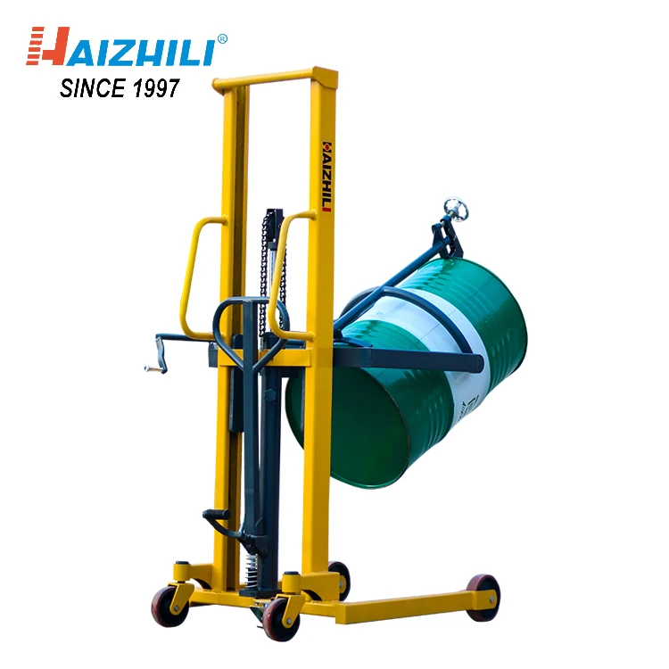 HaizhiLi оборудование для обработки горячая Распродажа Регулируемый барабан наклона гидравлический барабан грузовик подъемник и наклон