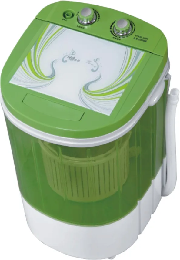 3.8kg semi automatic single tub clothes mini washing machine with spin dryer