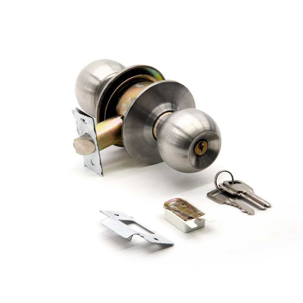 Lock Cylinders American Standard Stainless Steel Cerradura De Pomo Chapa Door Tubular Lever Cylindrical Ball Lock Knob Lock