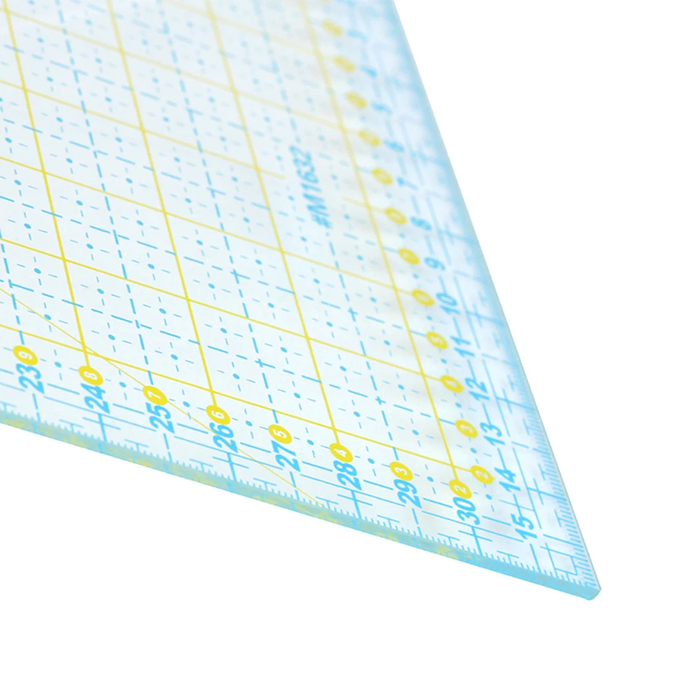 quliting rulers (metric & imperial) Patchwork Ruler High Grade Acrylic Material Transparent Ruler Scale 16*32CM 1 pcs #M1632