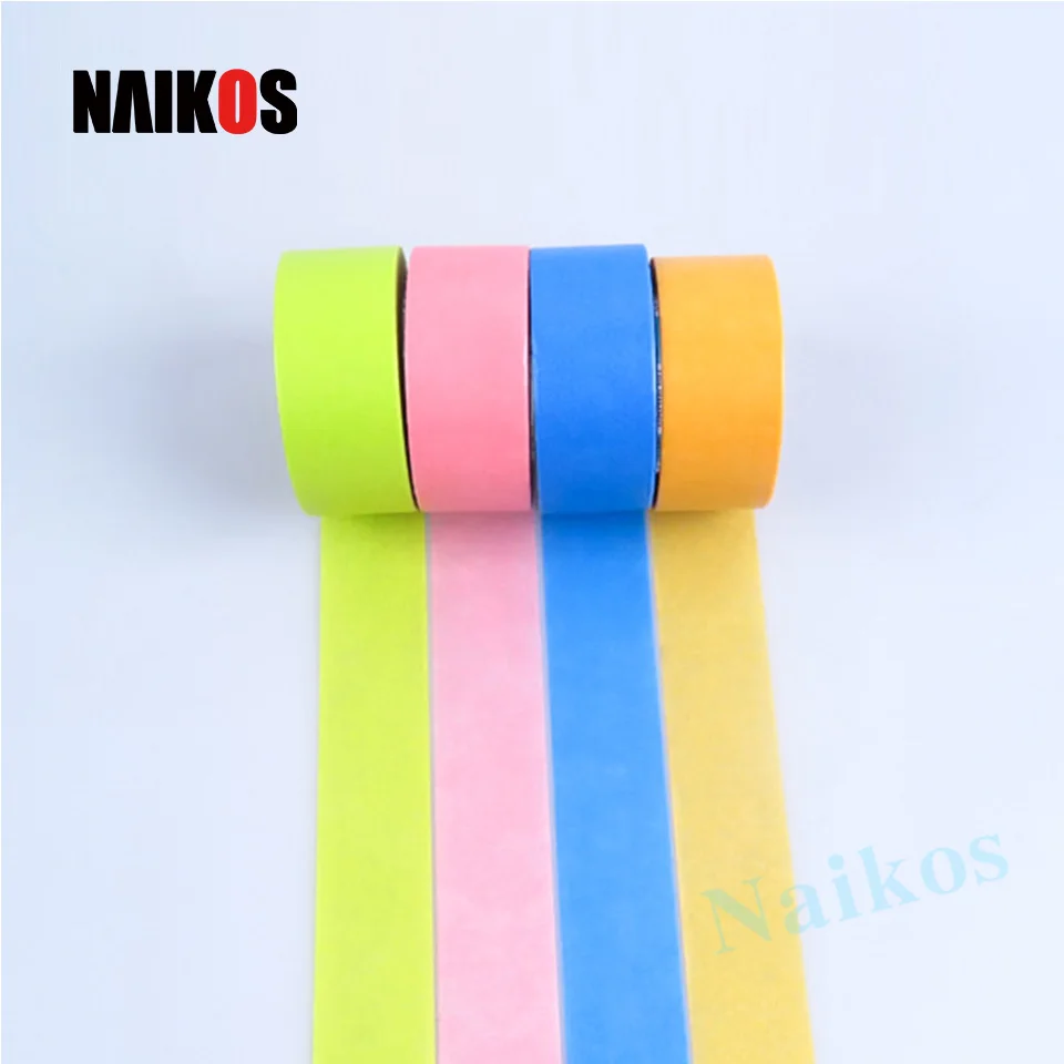 Красочная Маскировочная лента Washi из крепированной бумаги для