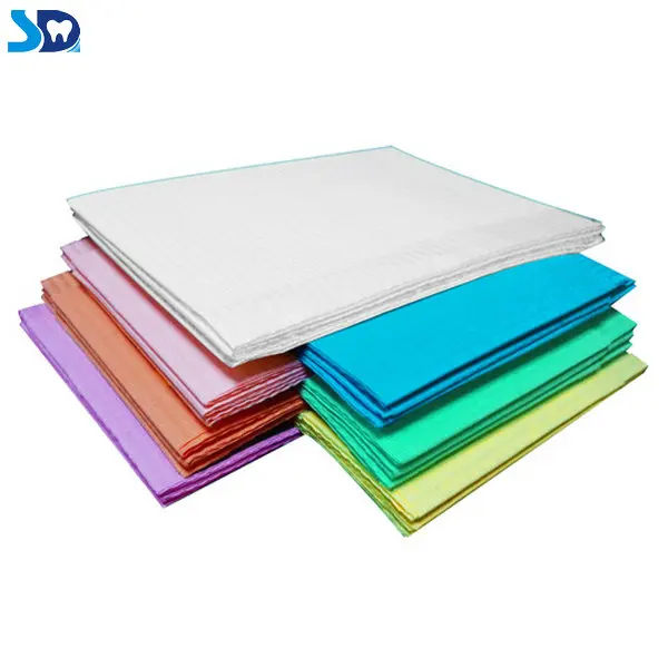 Plastic Dental Bib / Patient bib in multi colors