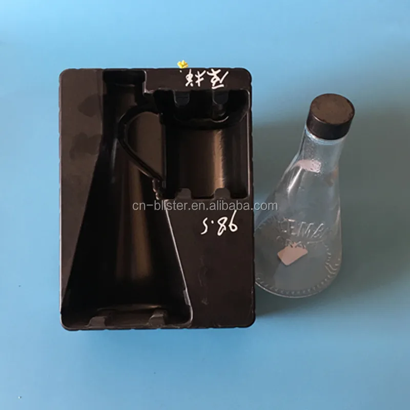 High quality PS blister packaging inner tray and boxes for wine product