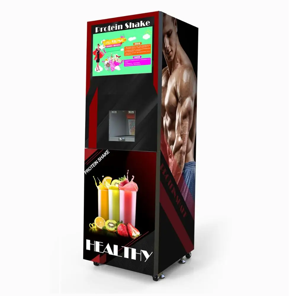 Professional Protein Energy Drinks Coffee Vending Machine Hot Water 1.8l(for Auto Clean)+ Cold Water 2L