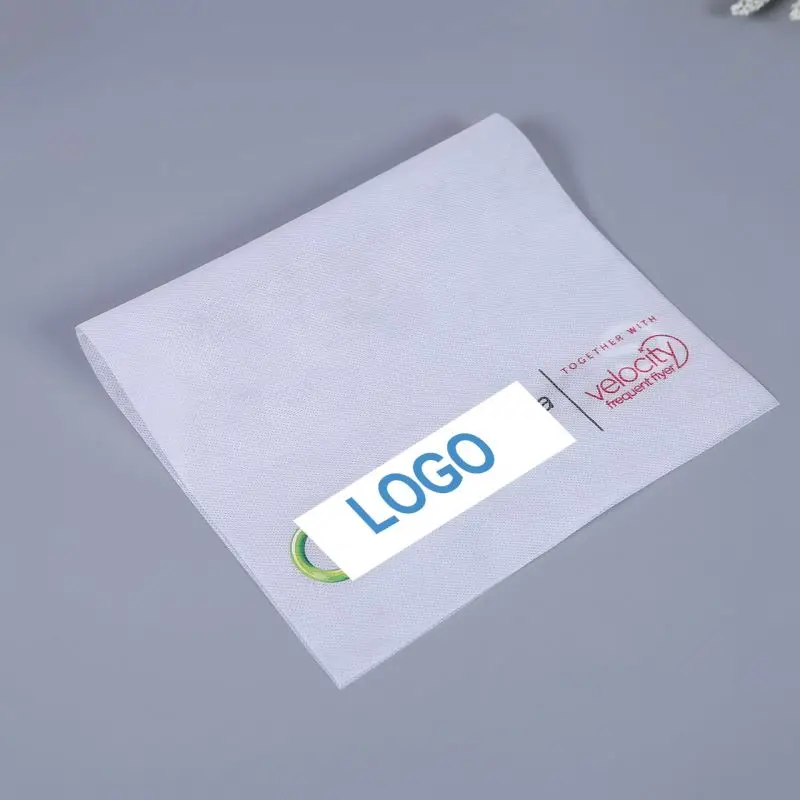 Custom universal disposable non woven airline taxi train car bus seat advertising headrest cover