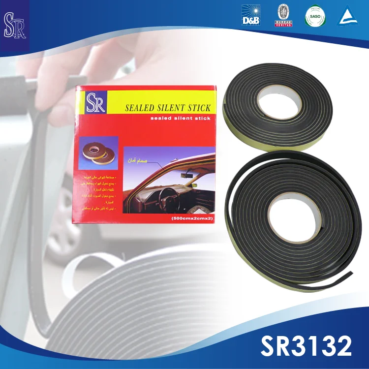 HEAT CAR DOOR WINDOW SEAL SEALING RUBBER FOAM ADHESIVE TAPE