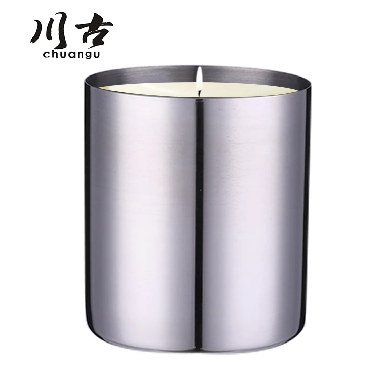 Высококачественная Полированная банка для свечей из розового золота