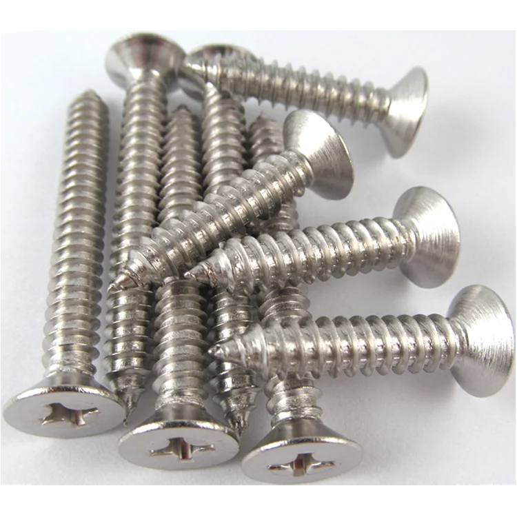 csk phillips m6 flat head self tapping screw cross recessed countersunk head tapping screw