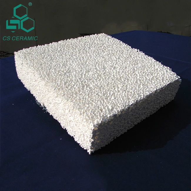 Высокая пористость сота alumina Al2O3 пены литейное производство керамический фильтр