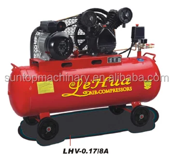 Ременным приводом поршневой компрессор воздуха 2HP 100L цилиндры