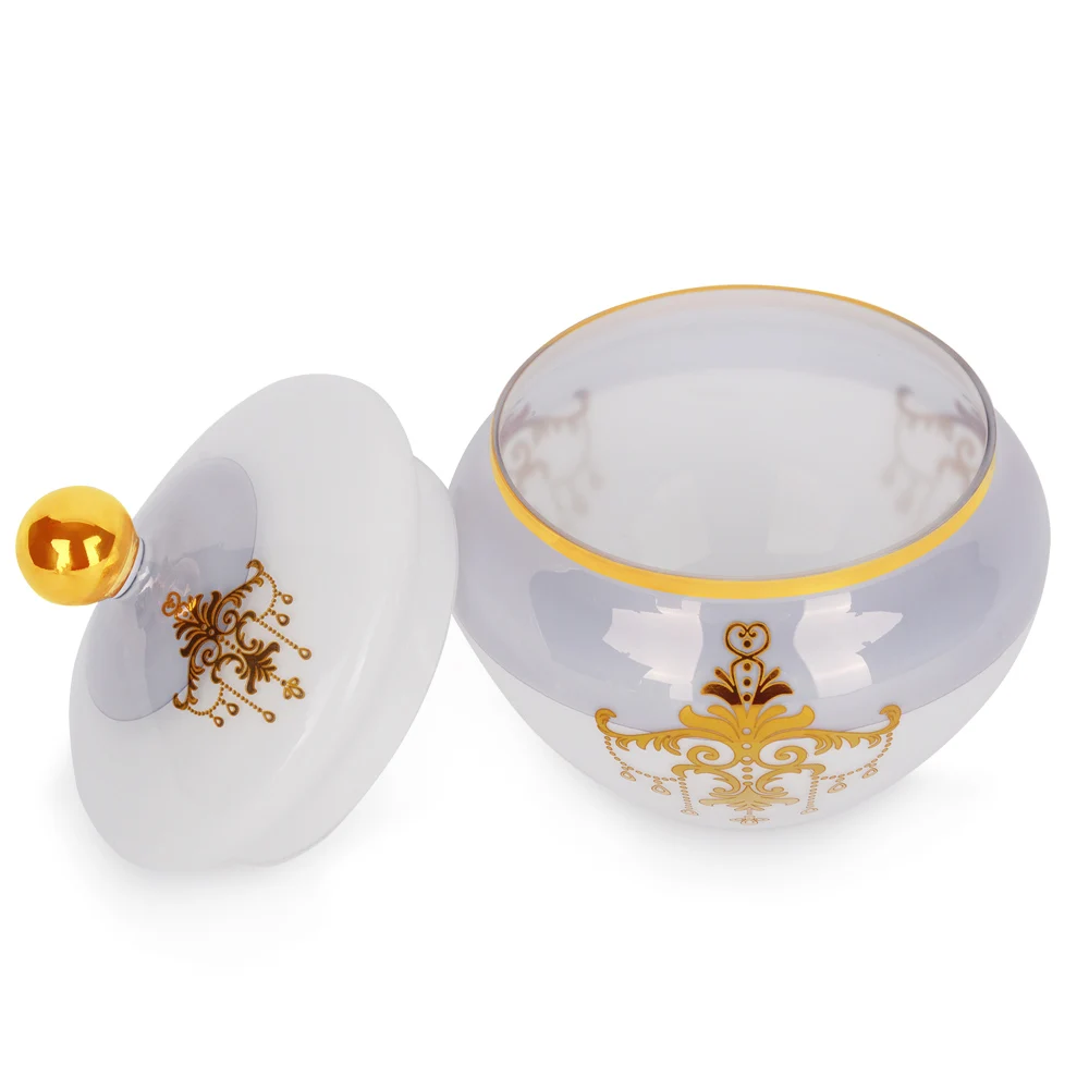 Glassware Wholesalers  of New technology Mouth Blown Arabic Sugar Bowl