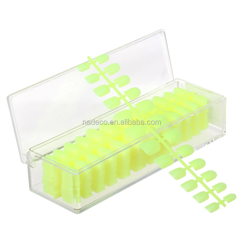 Wholesale Korea ABS material nail art tips ultra thin false nails sets