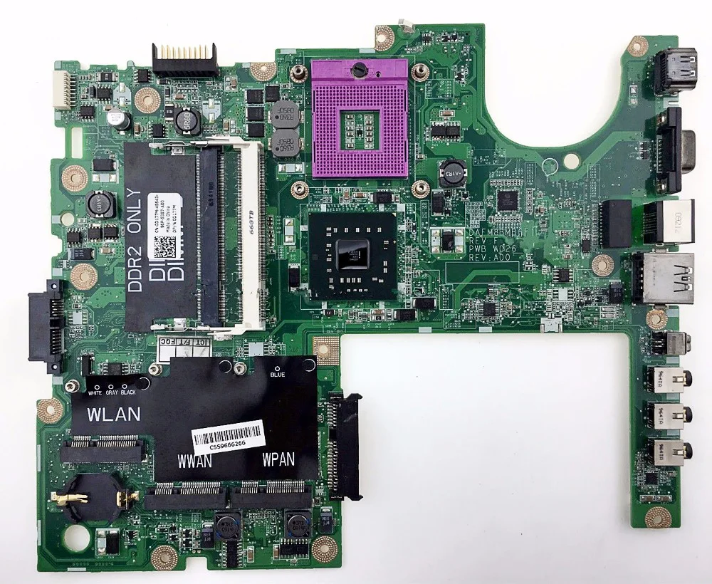 Для DELL 1555 материнской платы ноутбука CN-0D177M 0D177M D177M DAFM8BMB6F1 GM45 материнская плата 100% тестирование Быстрая доставка