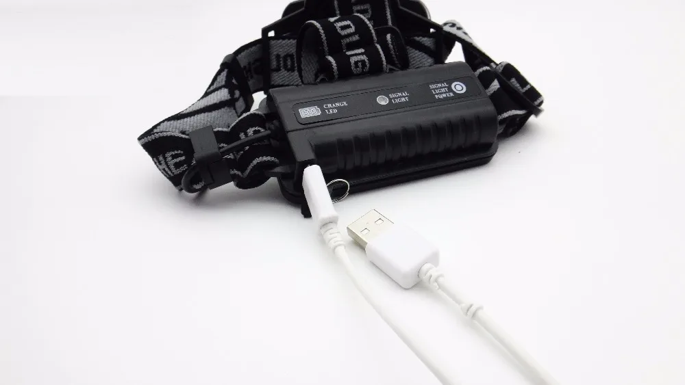 Severe Cold 5CREE LED Headlamp XML T6 Q5 USB Charge LED Headlight 15000 Lumens 18650 Battery LED Head Lamp for Fishing Camping