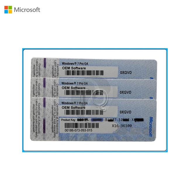 
Оптовая продажа, windows 7 professional win 7 pro COA, наклейка, отправка DHL, бесплатная доставка 