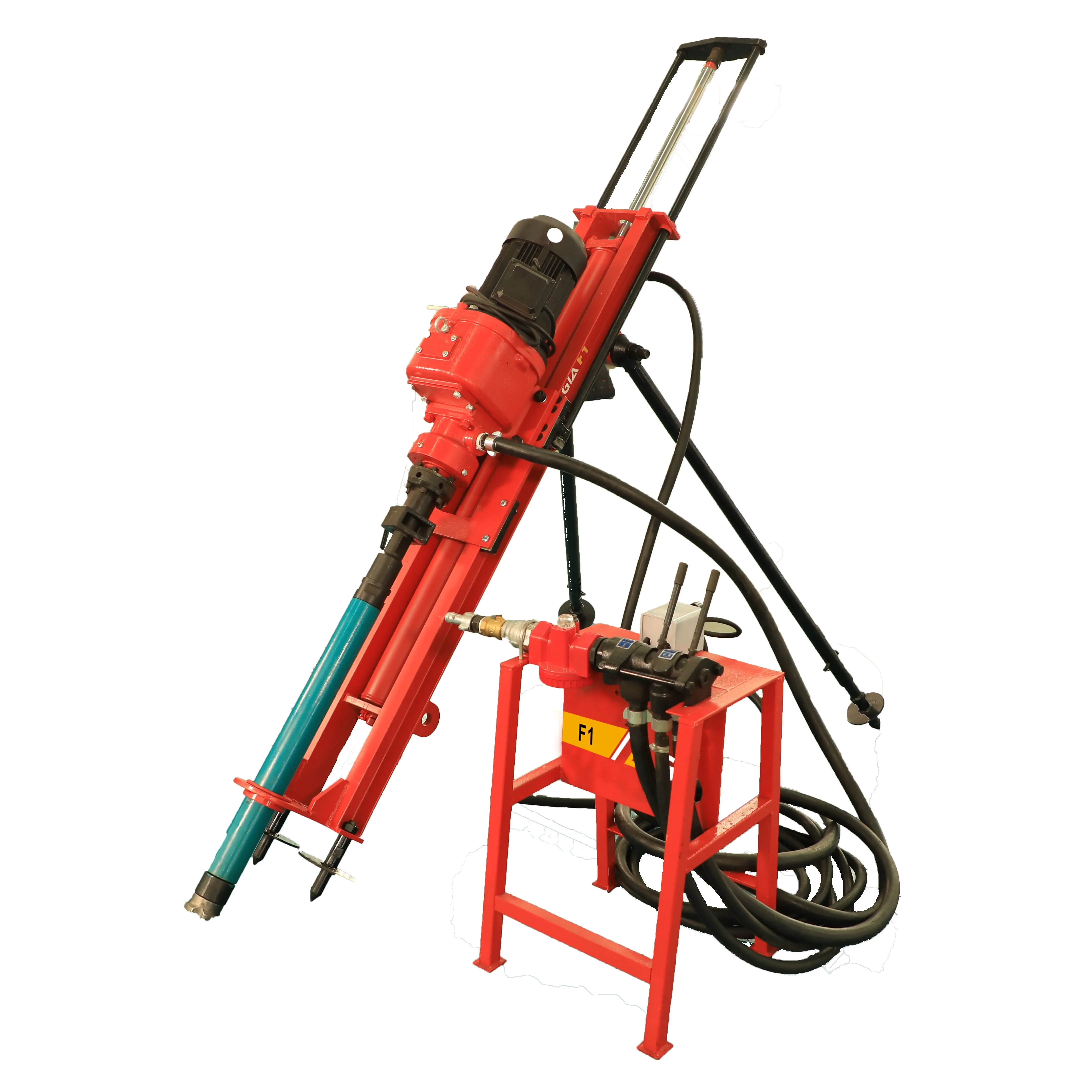Electric Small Bracket type Pneumatic Rock Bolt Core Drilling Rig