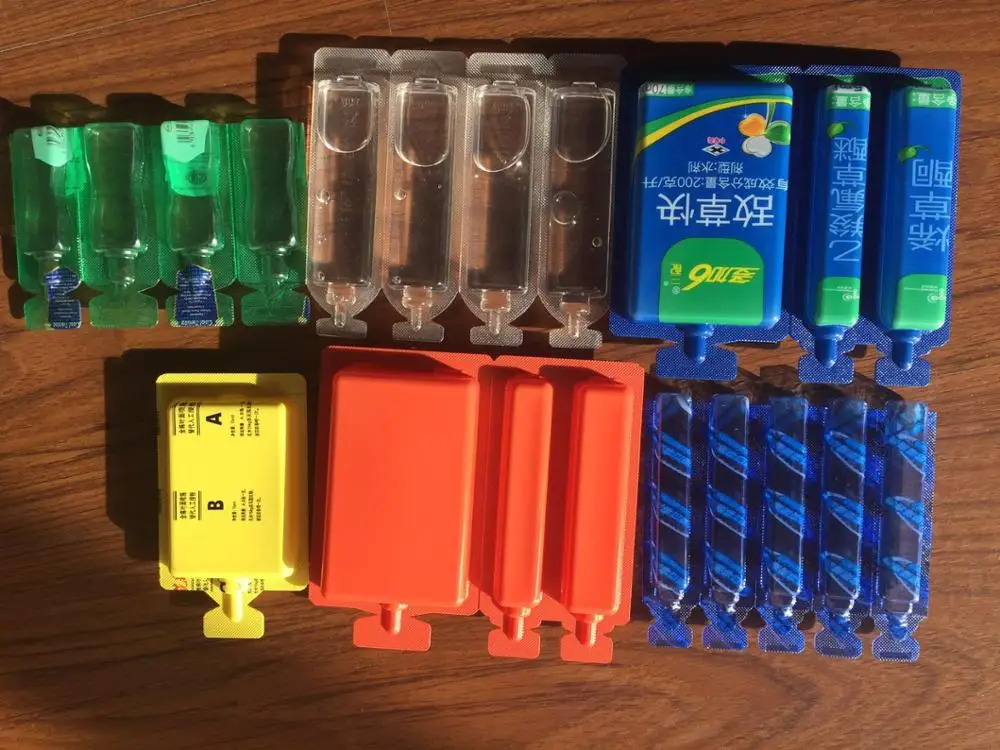 Best quality 10 heads oral liquid  plastic ampoule filling and sealing machine in 1-100ml