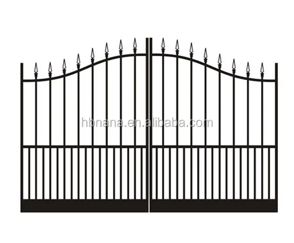 2015 Australia hot sale New Design Cast Iron/ Aluminium/ Stainless Steel Gate Models