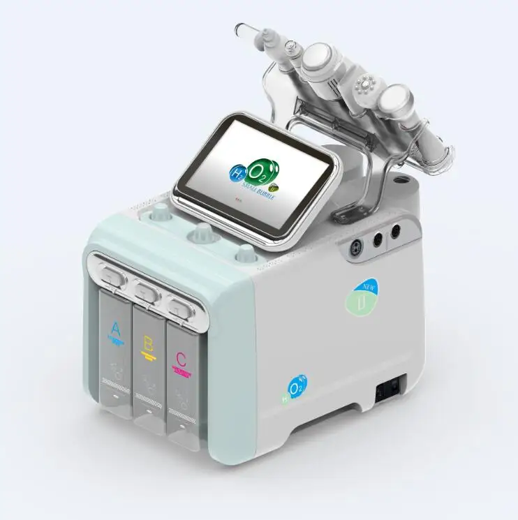 NV-W05X 6 in 1 H2O2  hydra dermabrasion aqua facial vacuum blackhead removal beauty equipment hidrafacial machine